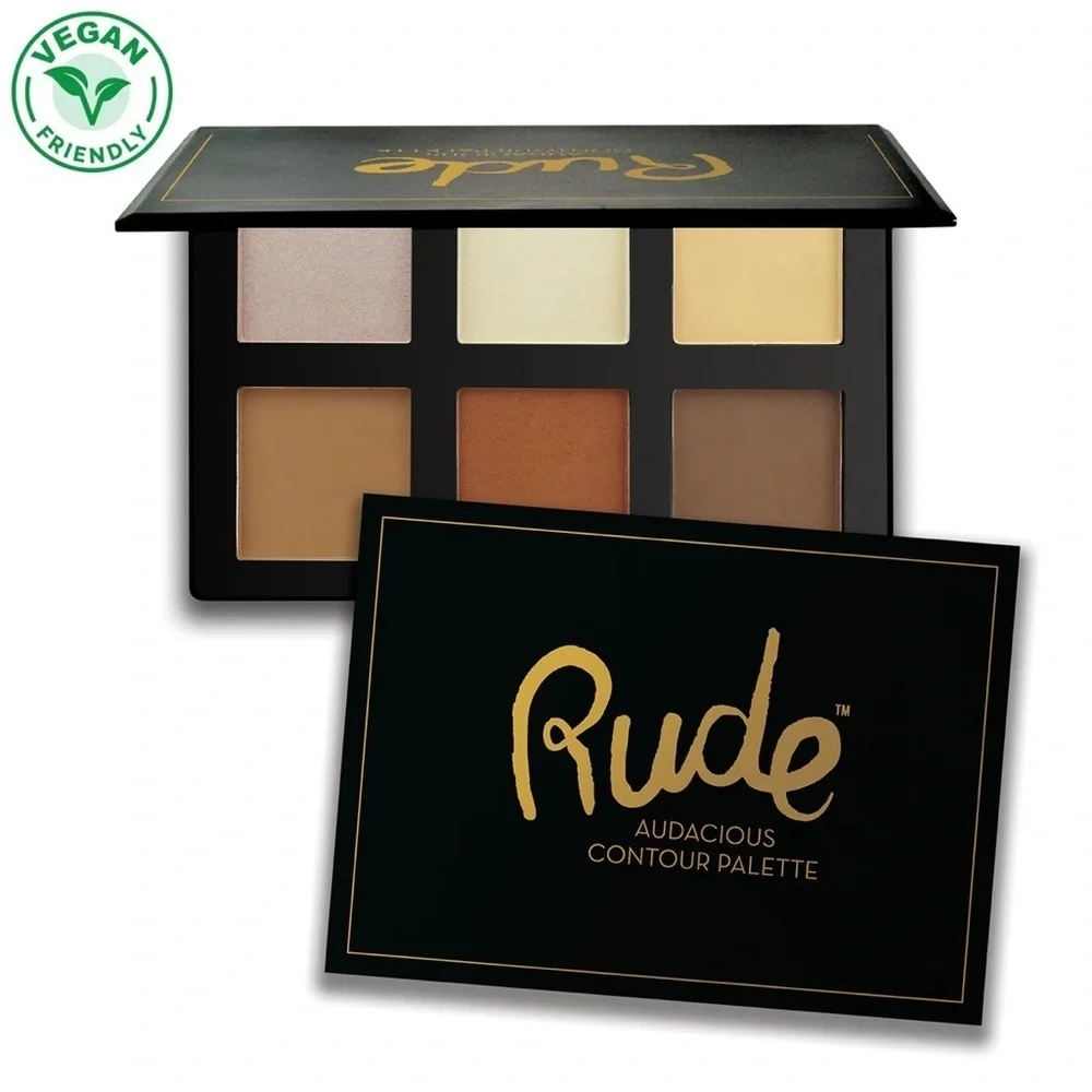 RUDE Audacious 6-Shade Contour Palette NIB
